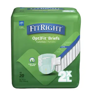 FitRight Stretch Ultra Incontinence Briefs With Tab Closure, L/XL - 80 ct